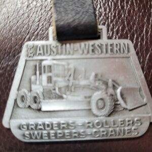 Vintage Austin Western Silver Tone Watch Fob (RC8)